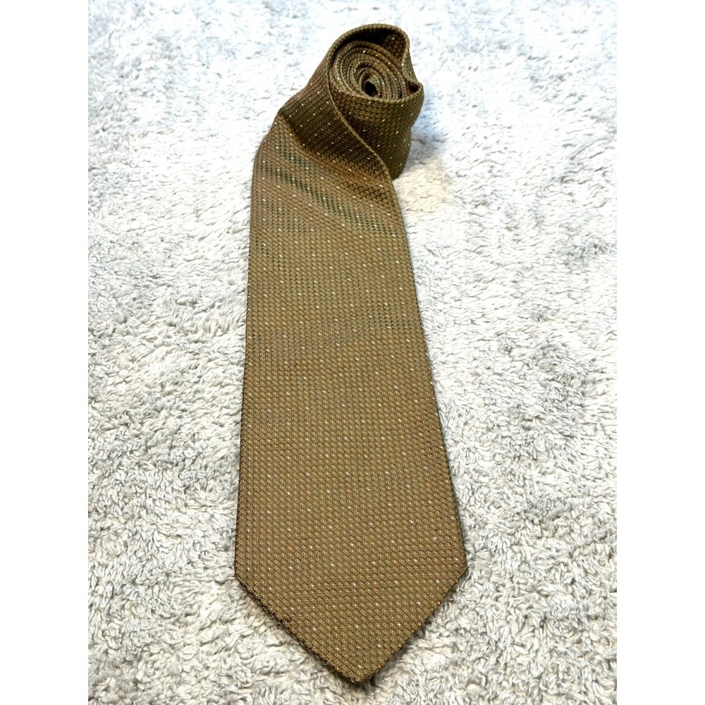 Vintage Pierre Balmain Necktie Green Diamond tie 100% silk‎ wide long
